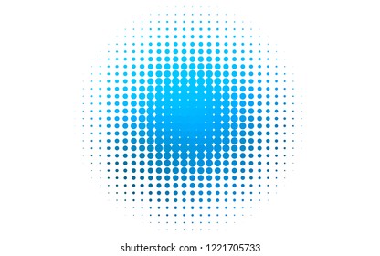 Light BLUE vector cover with spots. Beautiful colored illustration with blurred circles in nature style. Design for posters, banners.