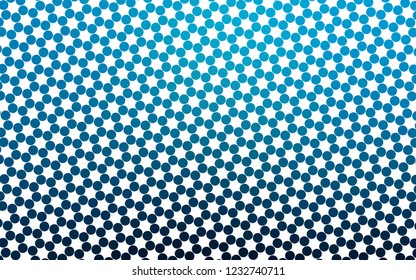Light BLUE vector cover with spots. Glitter abstract illustration with blurred drops of rain. Pattern for ads, booklets.