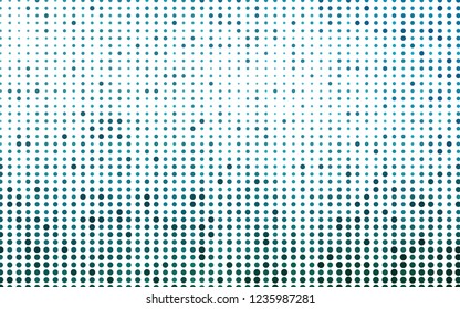 Light BLUE vector cover with spots. Blurred decorative design in abstract style with bubbles. Pattern for beautiful websites.