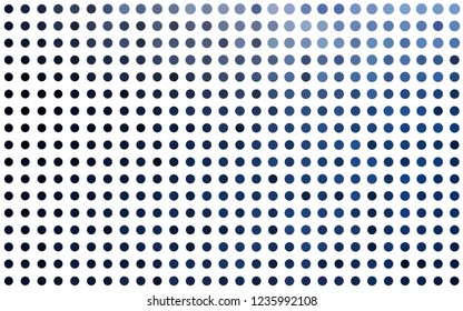 Light BLUE vector cover with spots. Illustration with set of shining colorful abstract circles. Design for posters, banners.