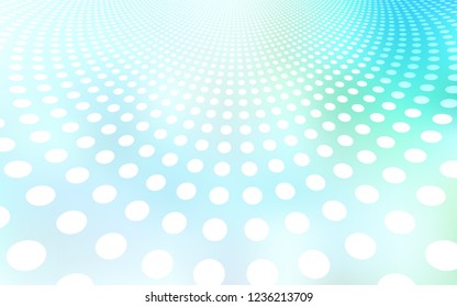 Light BLUE vector cover with spots. Modern abstract illustration with colorful water drops. New design for ad, poster, banner of your website.