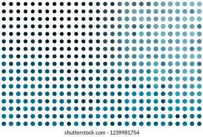 Light BLUE vector cover with spots. Modern abstract illustration with colorful water drops. Pattern for ads, leaflets.