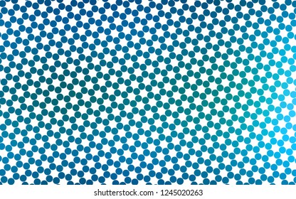 Light BLUE vector cover with spots. Modern abstract illustration with colorful water drops. Pattern for ads, booklets.