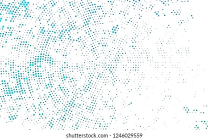 Light BLUE vector cover with spots. Abstract illustration with colored bubbles in nature style. Pattern for beautiful websites.