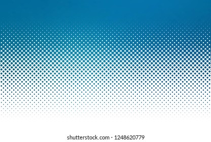 Light BLUE vector cover with spots. Beautiful colored illustration with blurred circles in nature style. Template for your brand book.