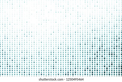 Light BLUE vector cover with spots. Illustration with set of shining colorful abstract circles. Design for posters, banners.