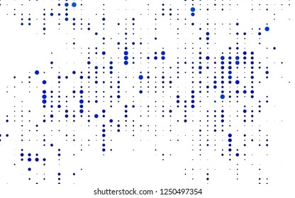 Light BLUE vector cover with spots. Beautiful colored illustration with blurred circles in nature style. Template for your brand book.