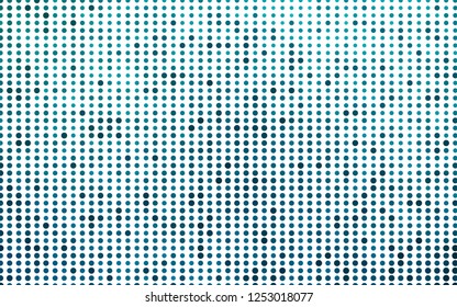 Light BLUE vector cover with spots. Glitter abstract illustration with blurred drops of rain. Pattern for ads, leaflets.