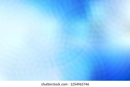 Light BLUE vector cover with spots. Modern abstract illustration with colorful water drops. Pattern can be used as texture of wallpapers.