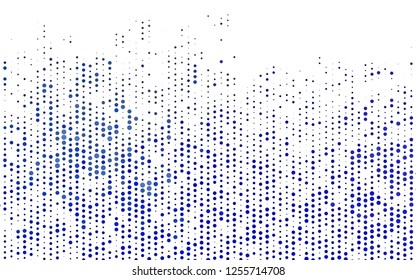 Light BLUE vector cover with spots. Modern abstract illustration with colorful water drops. Pattern for beautiful websites.
