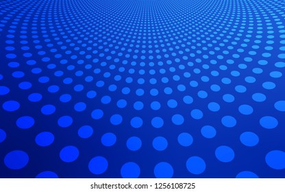 Light BLUE vector cover with spots. Modern abstract illustration with colorful water drops. Pattern can be used for futuristic ad, booklets.