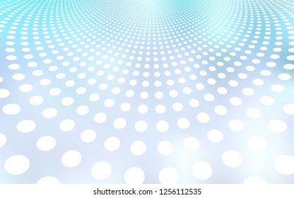 Light BLUE vector cover with spots. Abstract illustration with colored bubbles in nature style. Completely new template for your brand book.