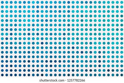 Light BLUE vector cover with spots. Blurred bubbles on abstract background with colorful gradient. Pattern for ads, leaflets.