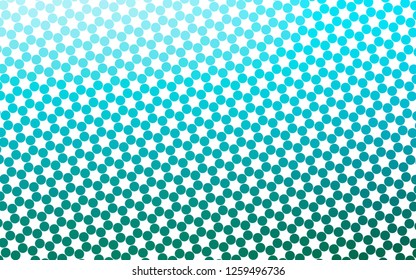 Light BLUE vector cover with spots. Modern abstract illustration with colorful water drops. Design for posters, banners.