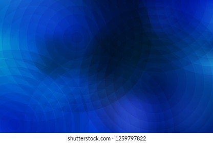 Light BLUE vector cover with spots. Blurred bubbles on abstract background with colorful gradient. Pattern can be used for futuristic ad, booklets.