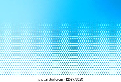 Light BLUE vector cover with spots. Glitter abstract illustration with blurred drops of rain. Pattern for ads, leaflets.