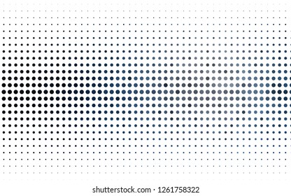 Light BLUE vector cover with spots. Modern abstract illustration with colorful water drops. Pattern of water, rain drops.