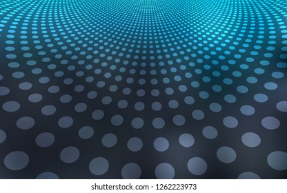 Light BLUE vector cover with spots. Blurred bubbles on abstract background with colorful gradient. Pattern can be used for futuristic ad, booklets.