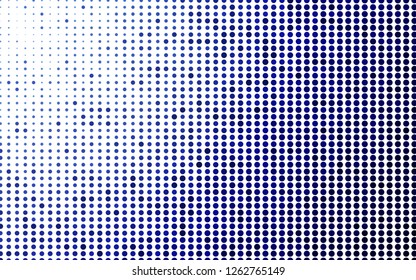 Light BLUE vector cover with spots. Illustration with set of shining colorful abstract circles. Template for your brand book.