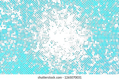 Light BLUE vector cover with spots. Modern abstract illustration with colorful water drops. Design for business adverts.