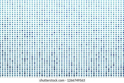 Light BLUE vector cover with spots. Glitter abstract illustration with blurred drops of rain. Pattern for ads, leaflets.