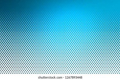 Light BLUE vector cover with spots. Modern abstract illustration with colorful water drops. Pattern of water, rain drops.