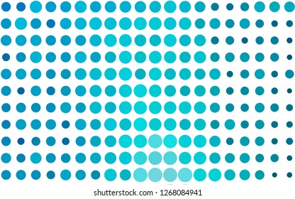 Light BLUE vector cover with spots. Modern abstract illustration with colorful water drops. Design for posters, banners.