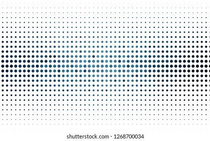 Light BLUE vector cover with spots. Blurred bubbles on abstract background with colorful gradient. Pattern for beautiful websites.
