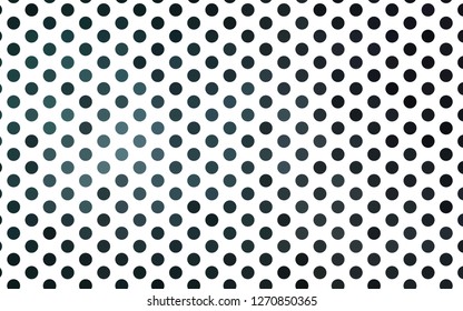 Light BLUE vector cover with spots. Beautiful colored illustration with blurred circles in nature style. Pattern for ads, booklets.