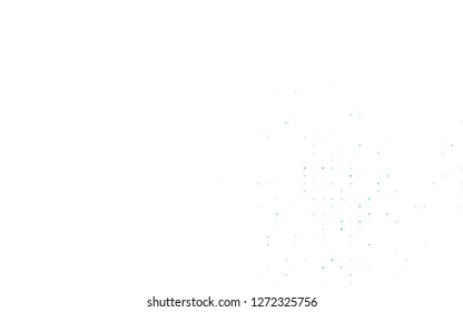 Light BLUE vector cover with spots. Beautiful colored illustration with blurred circles in nature style. Template for your brand book.
