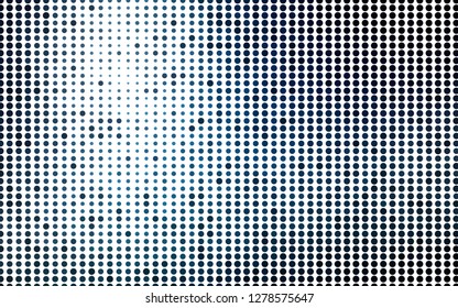 Light BLUE vector cover with spots. Glitter abstract illustration with blurred drops of rain. Pattern for beautiful websites.