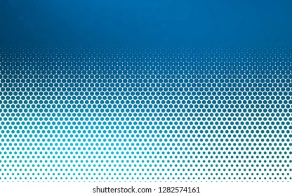 Light BLUE vector cover with spots. Blurred decorative design in abstract style with bubbles. Pattern for ads, leaflets.