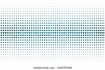 Light BLUE vector cover with spots. Abstract illustration with colored bubbles in nature style. Design for business adverts.