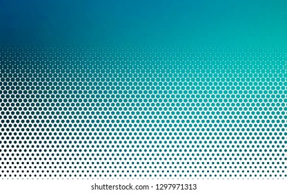 Light BLUE vector cover with spots. Glitter abstract illustration with blurred drops of rain. Pattern for ads, booklets.