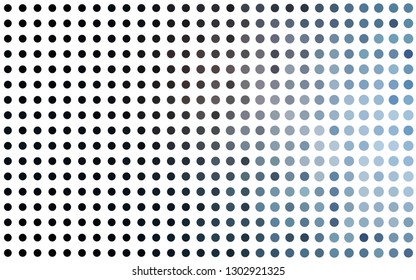 Light BLUE vector cover with spots. Beautiful colored illustration with blurred circles in nature style. Pattern for ads, leaflets.