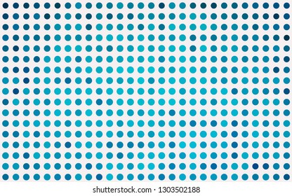 Light BLUE vector cover with spots. Beautiful colored illustration with blurred circles in nature style. Design for business adverts.