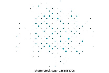 Light BLUE vector cover with spots. Blurred bubbles on abstract background with colorful gradient. Pattern for beautiful websites.