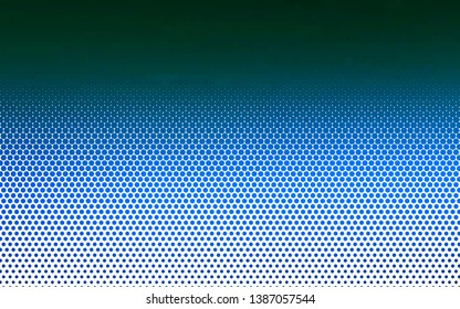 Light BLUE vector cover with spots. Illustration with set of shining colorful abstract circles. Design for business adverts.