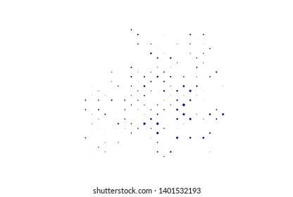 Light BLUE vector cover with spots. Modern abstract illustration with colorful water drops. Pattern for ads, leaflets.