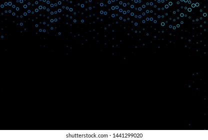 Light BLUE vector cover with spots. Modern abstract illustration with colorful water drops. Pattern for beautiful websites.