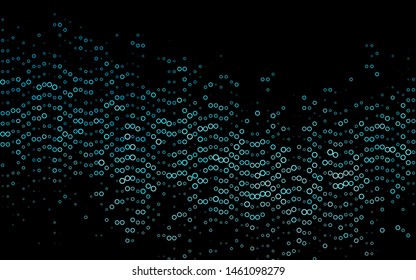 Light BLUE vector cover with spots. Blurred bubbles on abstract background with colorful gradient. Pattern for ads, leaflets.