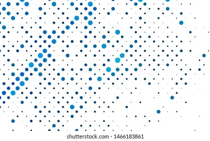 Light BLUE vector cover with spots. Blurred decorative design in abstract style with bubbles. Pattern for beautiful websites.