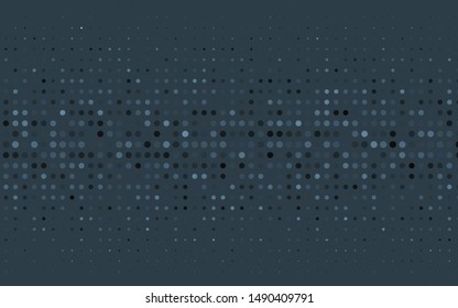 Light BLUE vector cover with spots. Beautiful colored illustration with blurred circles in nature style. Pattern for ads, booklets.