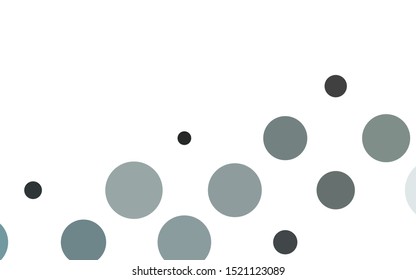 Light BLUE vector cover with spots. Blurred bubbles on abstract background with colorful gradient. Pattern for ads, leaflets.