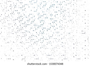 Light BLUE vector cover with spots. Modern abstract illustration with colorful water drops. Template for your brand book.