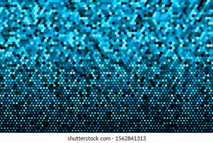 Light BLUE vector cover with spots. Modern abstract illustration with colorful water drops. Pattern of water, rain drops.