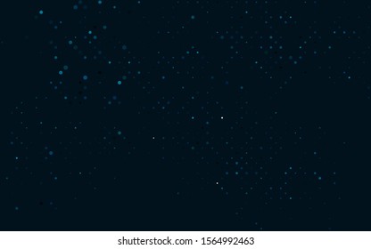 Light BLUE vector cover with spots. Blurred decorative design in abstract style with bubbles. Pattern for ads, leaflets.