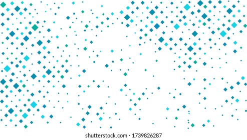 Light blue vector cover with spots. Abstract illustration with colored squares in nature style. Pattern for beautiful websites.