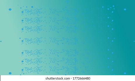Cubierta vectorial azul claro con manchas. Ilustración abstracta con burbujas de colores al estilo natural. Patrón para sitios web hermosos.