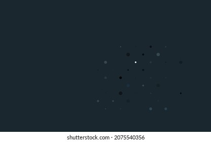Light BLUE vector cover with spots. Abstract illustration with colored bubbles in nature style. Design for business adverts.